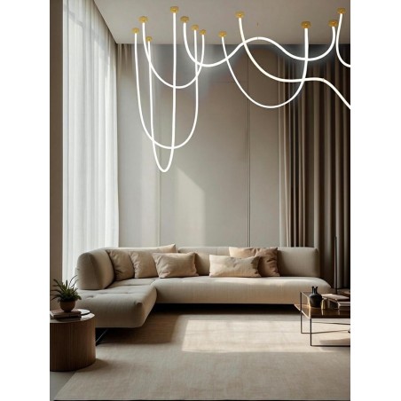 MSE1501100494 MOOSEE lampa wisząca LASSO 600 Smart      złota