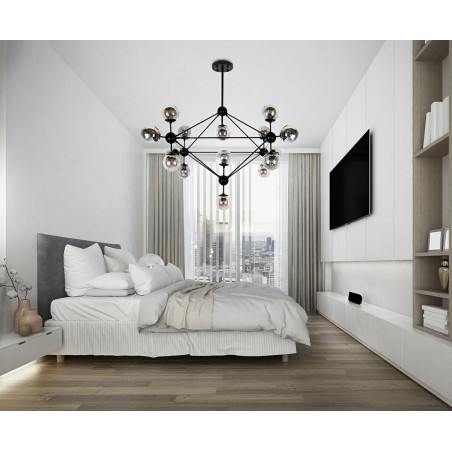 MSE010100179 MOOSEE lampa wisząca ASTRIFERO 15 czarna