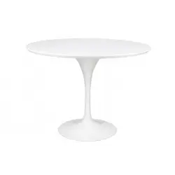 GT-09R.100 Stół TULIP PREMIUM 100 biały - MDF, metal