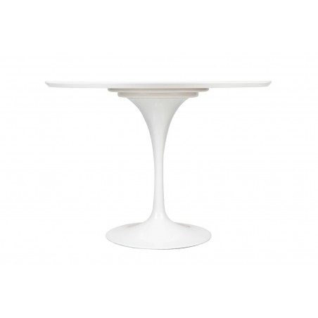 GT-09R.100 Stół TULIP PREMIUM 100 biały  - MDF, metal