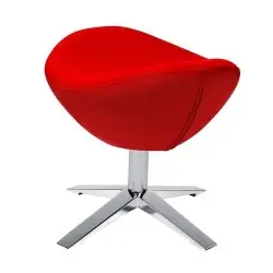 HE-066.SH01.RED.OTTO Podnóżek EGG SZEROKI czerwony.1 - wełna, stal