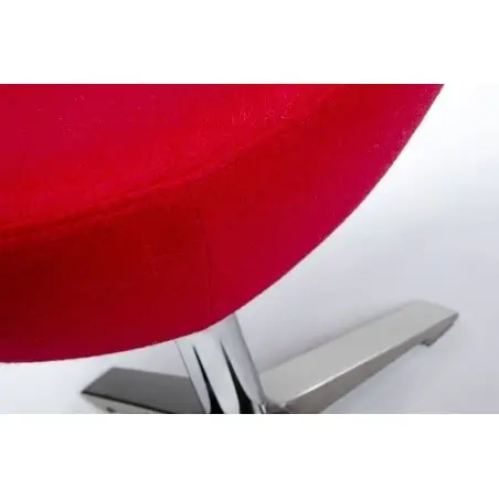 HE-066.SH01.RED.OTTO Podnóżek EGG SZEROKI czerwony.1 - wełna, stal