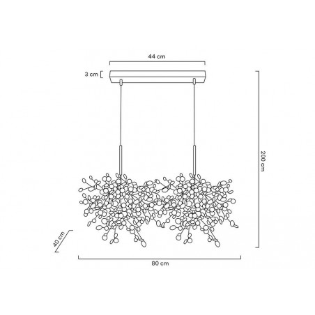 JD8653-2.CHROM Lampa wisząca MONETE chromowana - metal