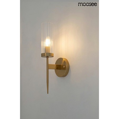 MSE010400197 MOOSEE lampa ścienna TORCH złota