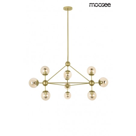 MSE010100182 MOOSEE lampa wisząca ASTRIFERO 10 złota / bursztynowa