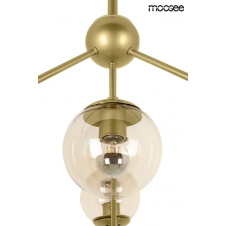 MSE010100182 MOOSEE lampa wisząca ASTRIFERO 10 złota / bursztynowa