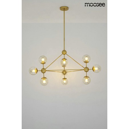 MSE010100182 MOOSEE lampa wisząca ASTRIFERO 10 złota / bursztynowa