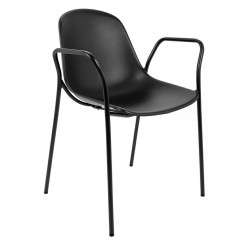 292-CPP4.BLACK Krzesło RESOL ARM czarne