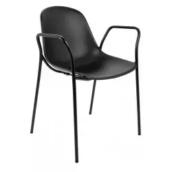 292-CPP4.BLACK Krzesło RESOL ARM czarne