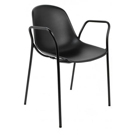 292-CPP4.BLACK Krzesło RESOL ARM czarne
