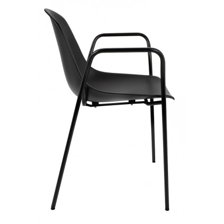 292-CPP4.BLACK Krzesło RESOL ARM czarne