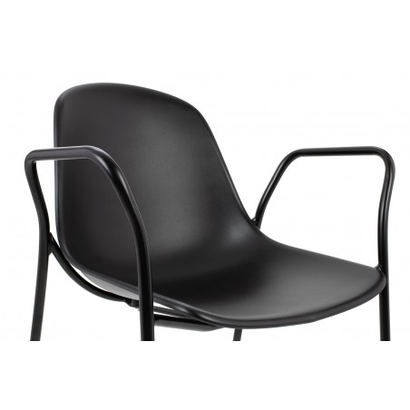 292-CPP4.BLACK Krzesło RESOL ARM czarne