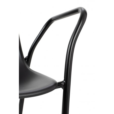 292-CPP4.BLACK Krzesło RESOL ARM czarne