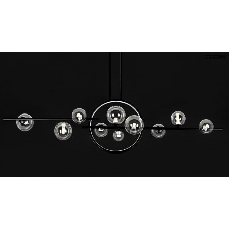 MSE010100347 MOOSEE lampa wisząca ALURE LINE TWIN 120 czarna