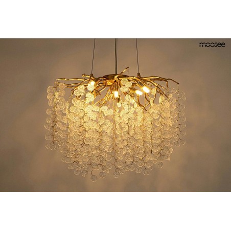 5900168832954 MOOSEE lampa wisząca RIVIERA 80 złota /   clear