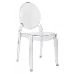 PC502.CLEAR Krzesło ELIZABETH transparentne - poliwęglan