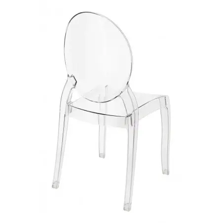 PC502.CLEAR Krzesło ELIZABETH transparentne - poliwęglan