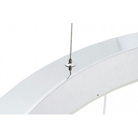 JD8169-100.SILVER Lampa wisząca RING 100 srebrna - LED, stal polerowana