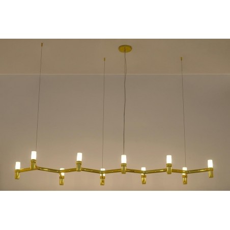 DW-d1005-10C.GOLD Lampa wisząca ATOMIC LONG złota