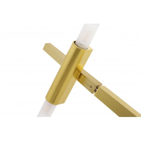 XCP8053-6.GOLD Lampa wisząca CANDELABR 6 złota - aluminium, szkło