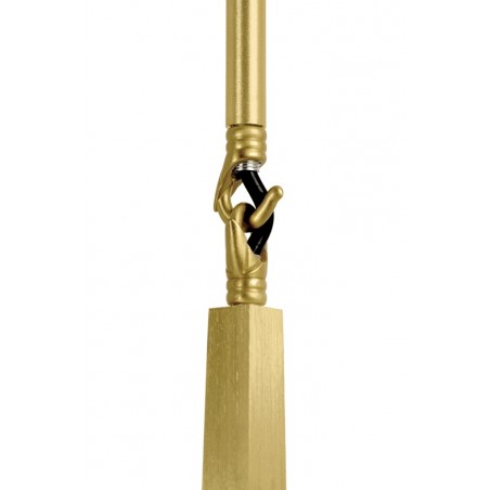 XCP8053-6.GOLD Lampa wisząca CANDELABR 6 złota - aluminium, szkło