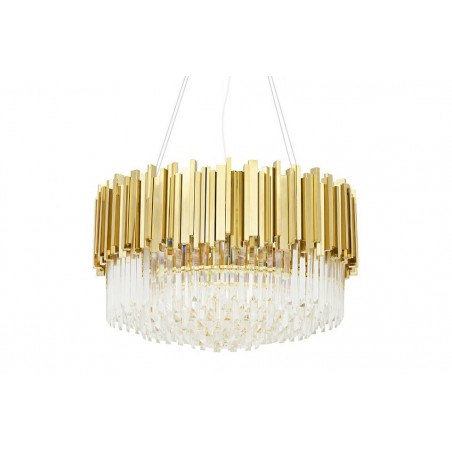 DW-D5688S.GOLD Lampa wisząca IMPERIAL GOLD 60 - stal, kryształ