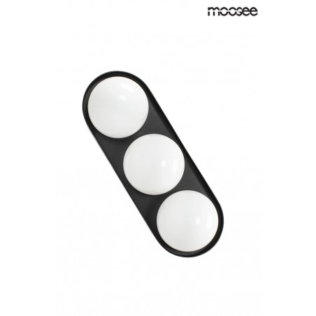 MSE010100272 MOOSEE lampa ścienna DROPS 3 czarna