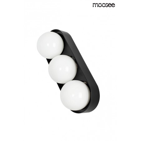 MSE010100272 MOOSEE lampa ścienna DROPS 3 czarna