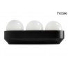 MSE010100272 MOOSEE lampa ścienna DROPS 3 czarna