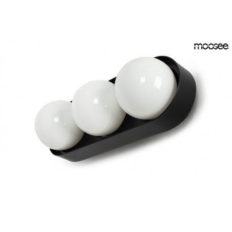 MSE010100272 MOOSEE lampa ścienna DROPS 3 czarna