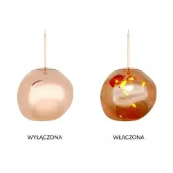 MSE1501100424 MOOSEE lampa wisząca FUSION 30 miedziana - akryl