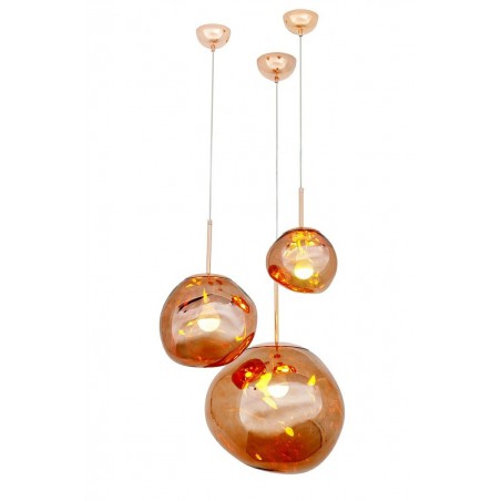 MSE1501100424 MOOSEE lampa wisząca FUSION 30 miedziana  - akryl