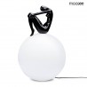 MSE1501100432 MOOSEE lampa podłogowa UOMO 35 czarna