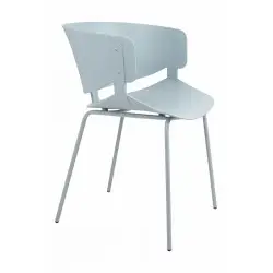 ARM-001.GREY Krzesło GARRET jasnoszare
