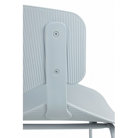 ARM-001.GREY Krzesło GARRET jasnoszare