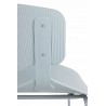 ARM-001.GREY Krzesło GARRET jasnoszare