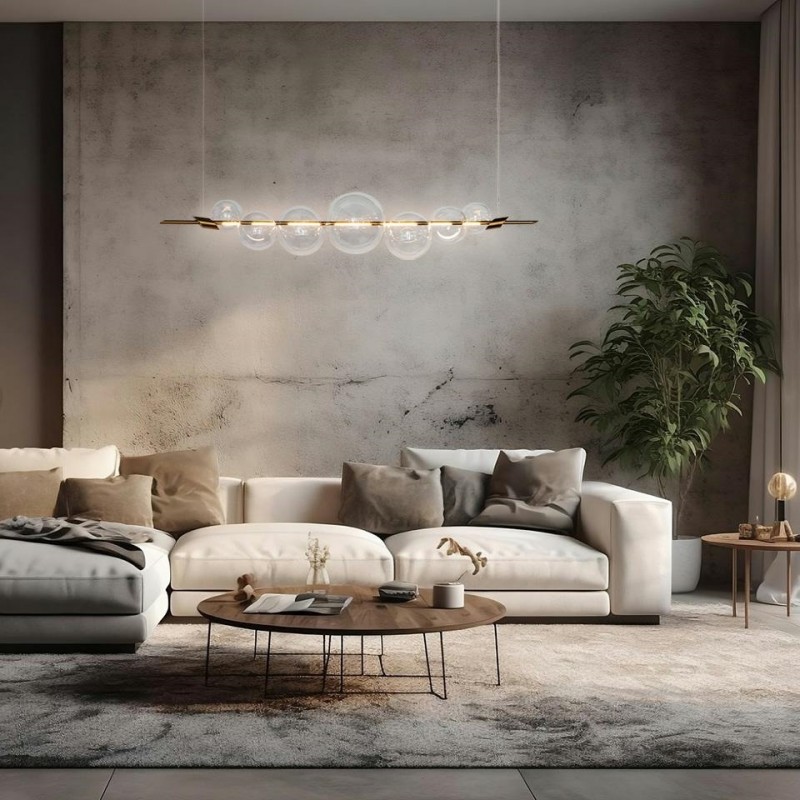 MSE010100348 MOOSEE lampa wisząca ECHO 140 złota