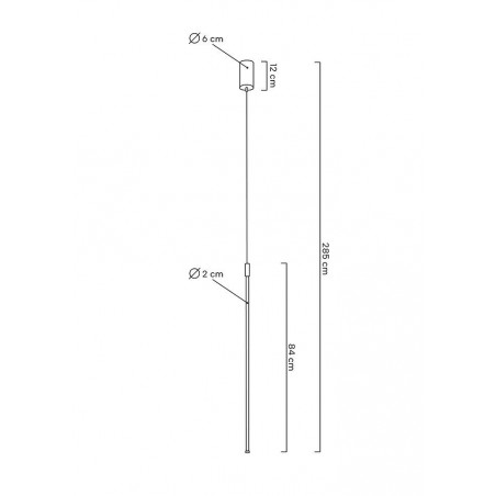 MSE1501100136 MOOSEE lampa wisząca OMBRE 80 złota