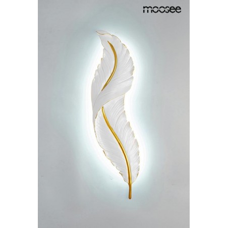 MSE010100386 MOOSEE lampa ścienna IKAR 60  biała / złota