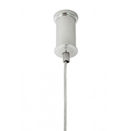 JD8169-60.SILVER Lampa wisząca RING 60 srebrna - LED, stal polerowana