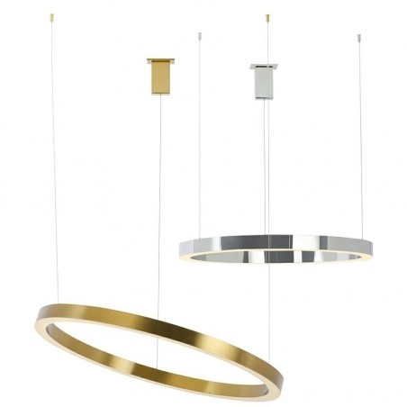 JD8169-100 Lampa wisząca RING 100 złota - LED, stal