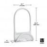 1004294-660 UMBRA organizer do zlewu SLING CADDY - biały