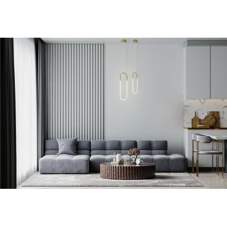 MSE010100253 MOOSEE lampa wisząca PUZO L złota