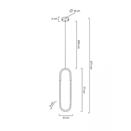 MSE010100253 MOOSEE lampa wisząca PUZO L złota