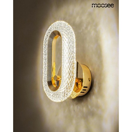 MSE010100319 MOOSEE lampa ścienna JEWEL złota