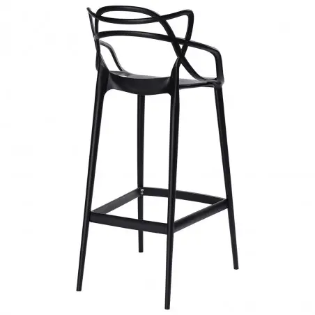 BS-936B.75.BLACK Krzesło barowe HILO PREMIUM 75 cm czarne