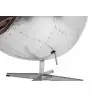 KH1501100205 Fotel EGG AVIATOR PU brązowy