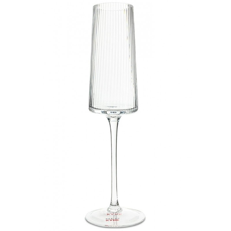 53268 KARE kieliszek do szampana RIFFLE 215 ml transparentny 53268 KARE kieliszek do szampana RIFFLE 215 ml transparentny
