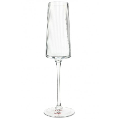 53268 KARE kieliszek do szampana RIFFLE 215 ml transparentny 53268 KARE kieliszek do szampana RIFFLE 215 ml transparentny