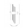 MSE010100291 MOOSEE lampa ścienna SLANT złota